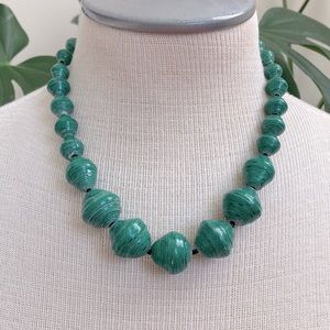Ember Arts Emerald Green Necklace (NWOT)
